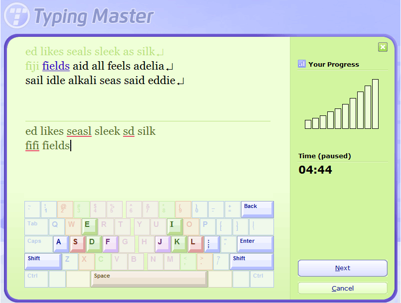 Typing Master Screenshot 2